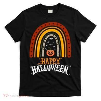 Happy Halloween Rainbow Pumpkin T-Shirt