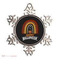 Happy Halloween Rainbow Pumpkin Ornament thumb 0