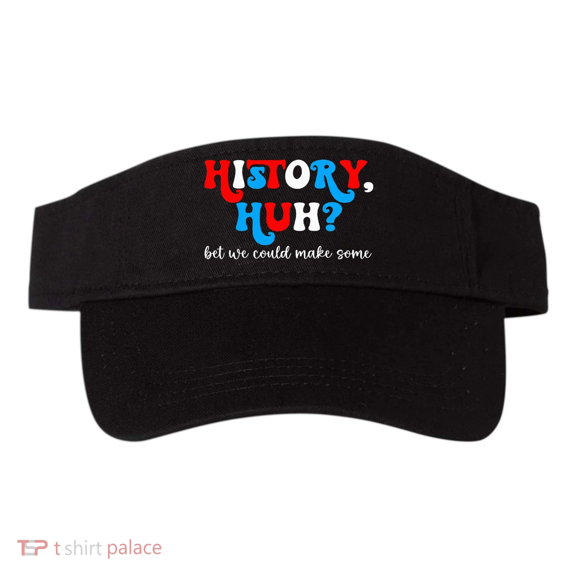 History Huh Red White And Royal Blue Visor