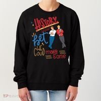 History Huh? Red White And Royal Blue Funny Saying Women's Sweatshirt thumb 0