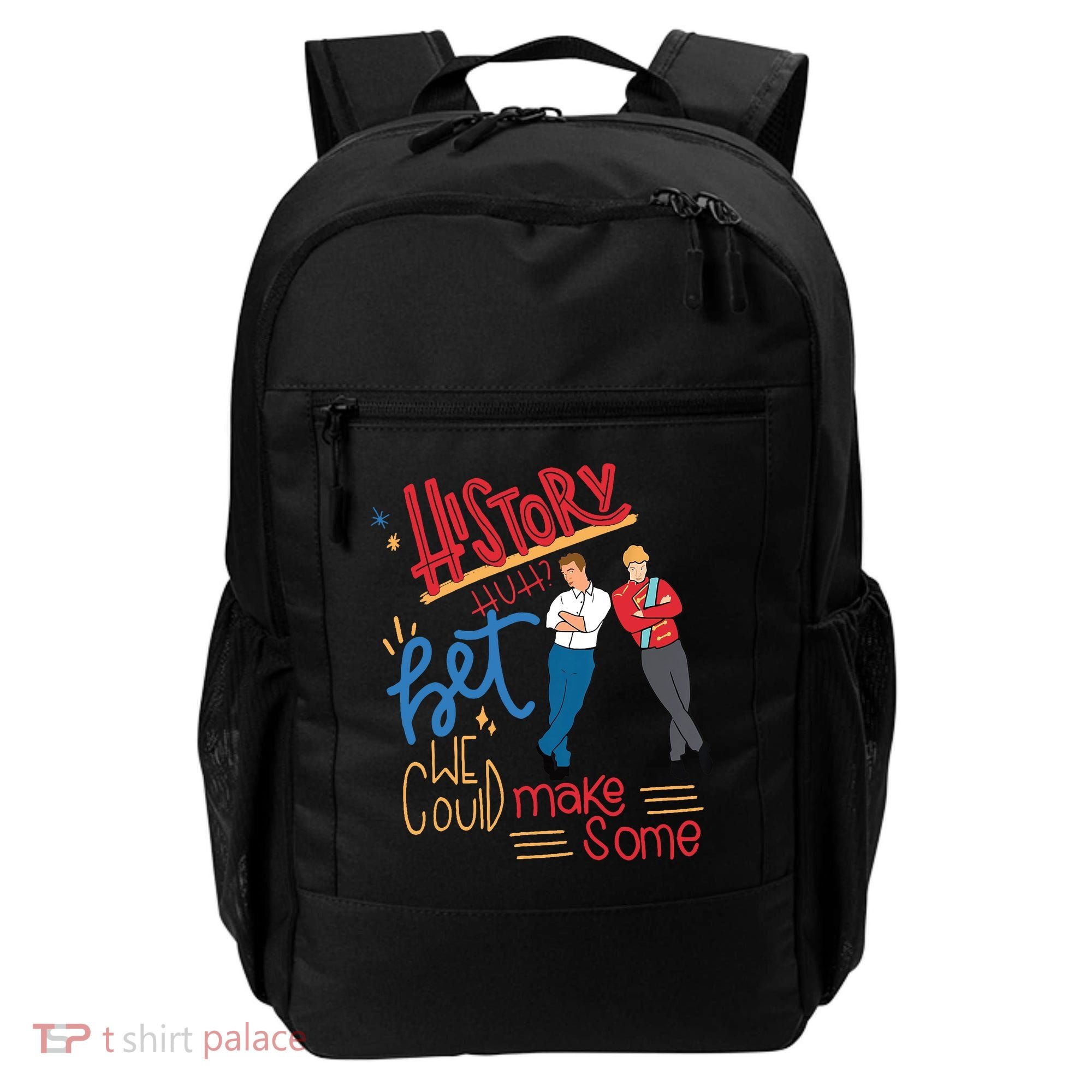 History Huh? Red White And Royal Blue Funny Saying Backpack