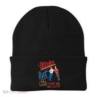 History Huh? Red White And Royal Blue Funny Saying Beanie thumb 0