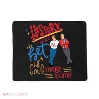 History Huh? Red White And Royal Blue Funny Saying Mousepad thumb 0