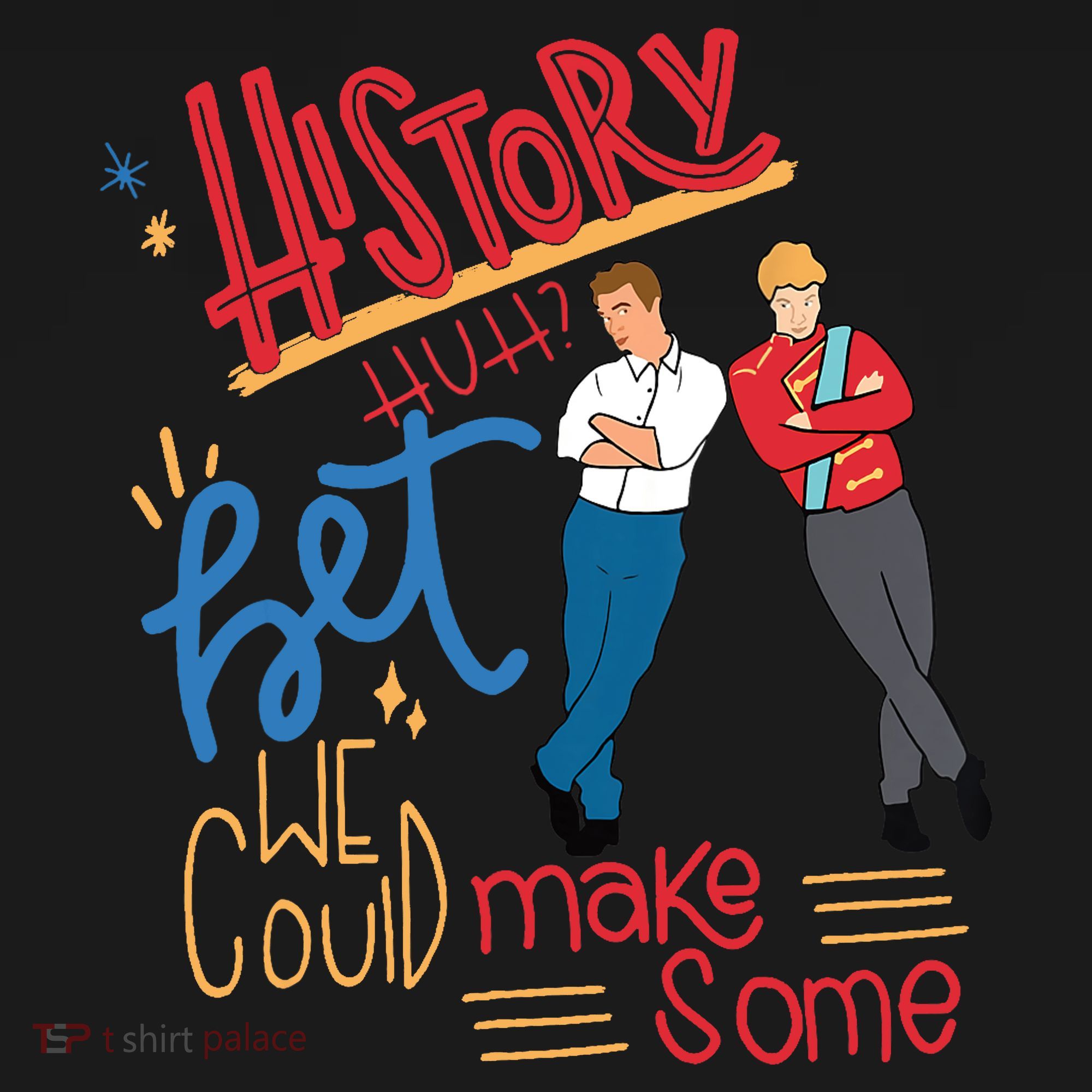 History Huh? Red White And Royal Blue Funny Saying Mousepad