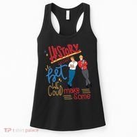 History Huh? Red White And Royal Blue Funny Saying Women's Tank Top thumb 0