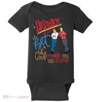 History Huh? Red White And Royal Blue Funny Saying Baby Bodysuit thumb 0
