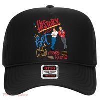 History Huh? Red White And Royal Blue Funny Saying Hat thumb 0