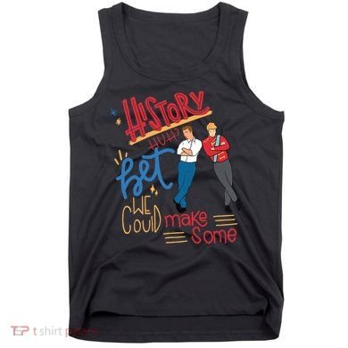 History Huh? Red White And Royal Blue Funny Saying Tank Top