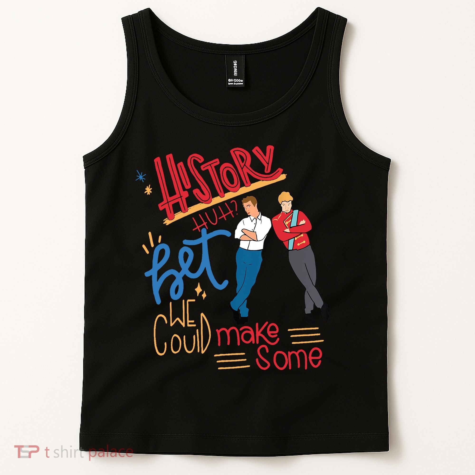 History Huh? Red White And Royal Blue Funny Saying Tank Top