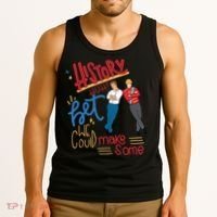 History Huh? Red White And Royal Blue Funny Saying Tank Top thumb 3