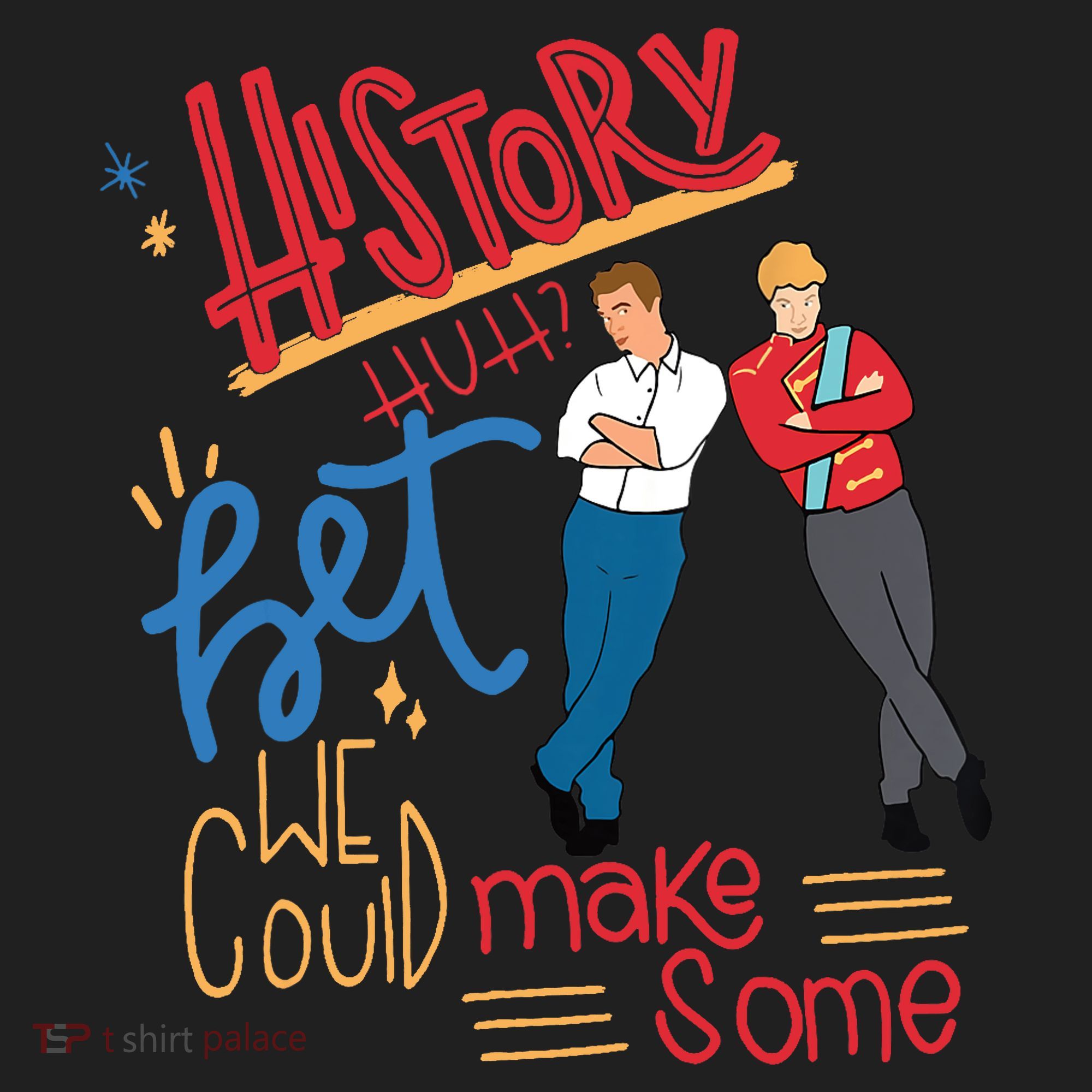 History Huh? Red White And Royal Blue Funny Saying Golf Towel
