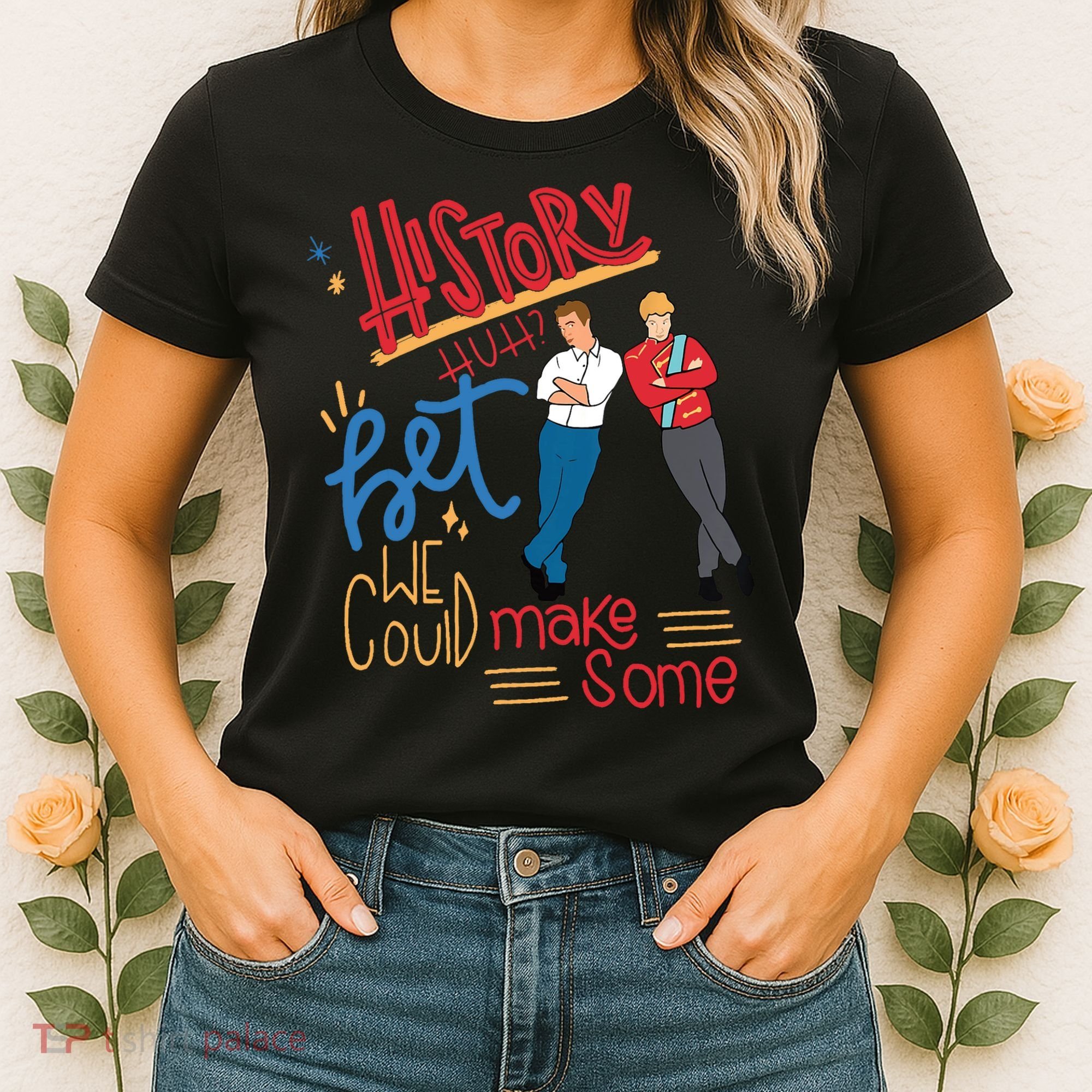 History Huh? Red White And Royal Blue Funny Saying Women's T-Shirt