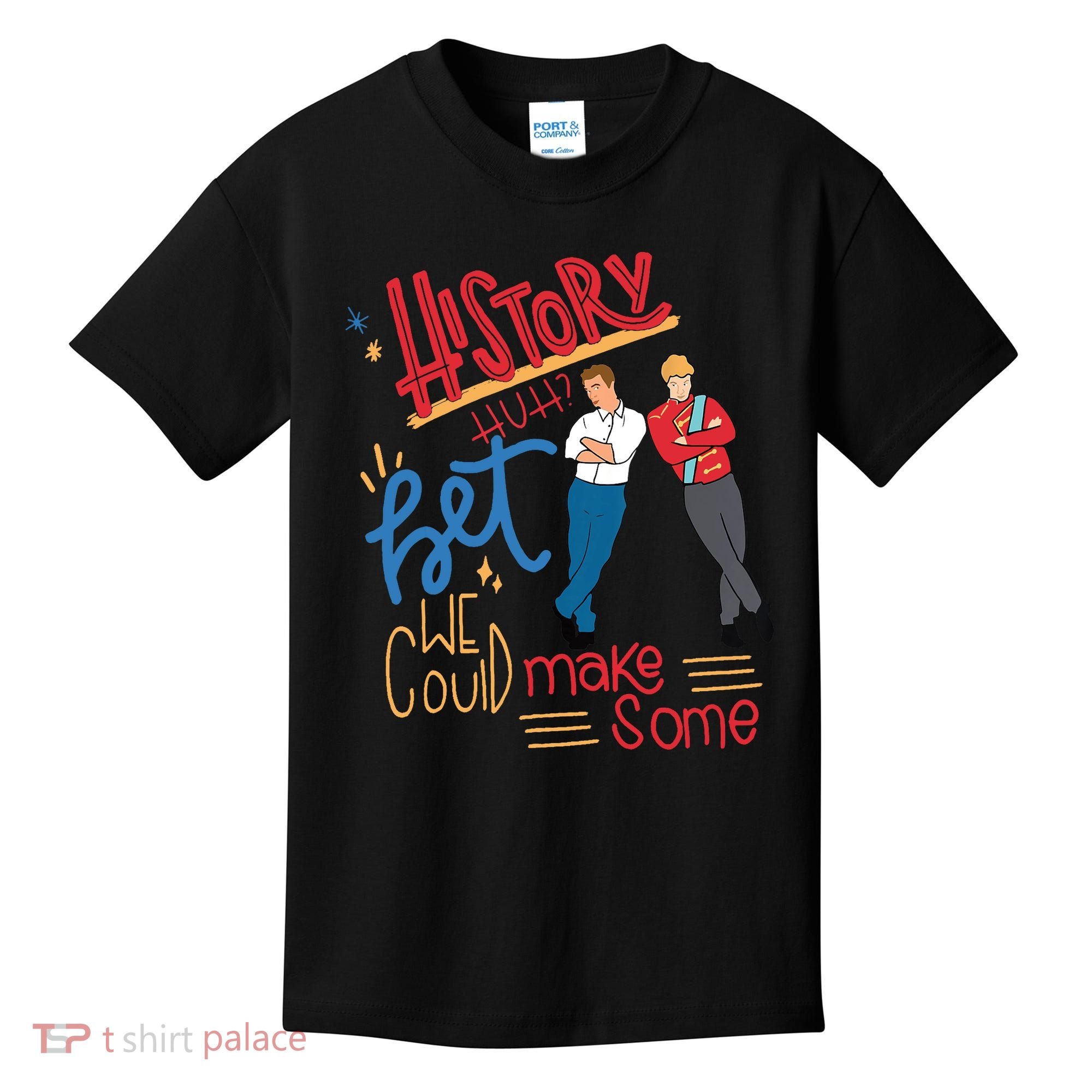 History Huh? Red White And Royal Blue Funny Saying Kids T-Shirt