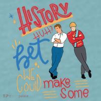 History Huh? Red White And Royal Blue Funny Saying Sueded Cloud Jersey T-Shirt thumb 2