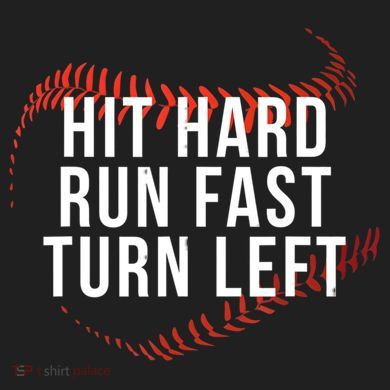Hit Hard Run Fast Turn Left Funny Baseball Kids Long Sleeve Plaid Pajama Set
