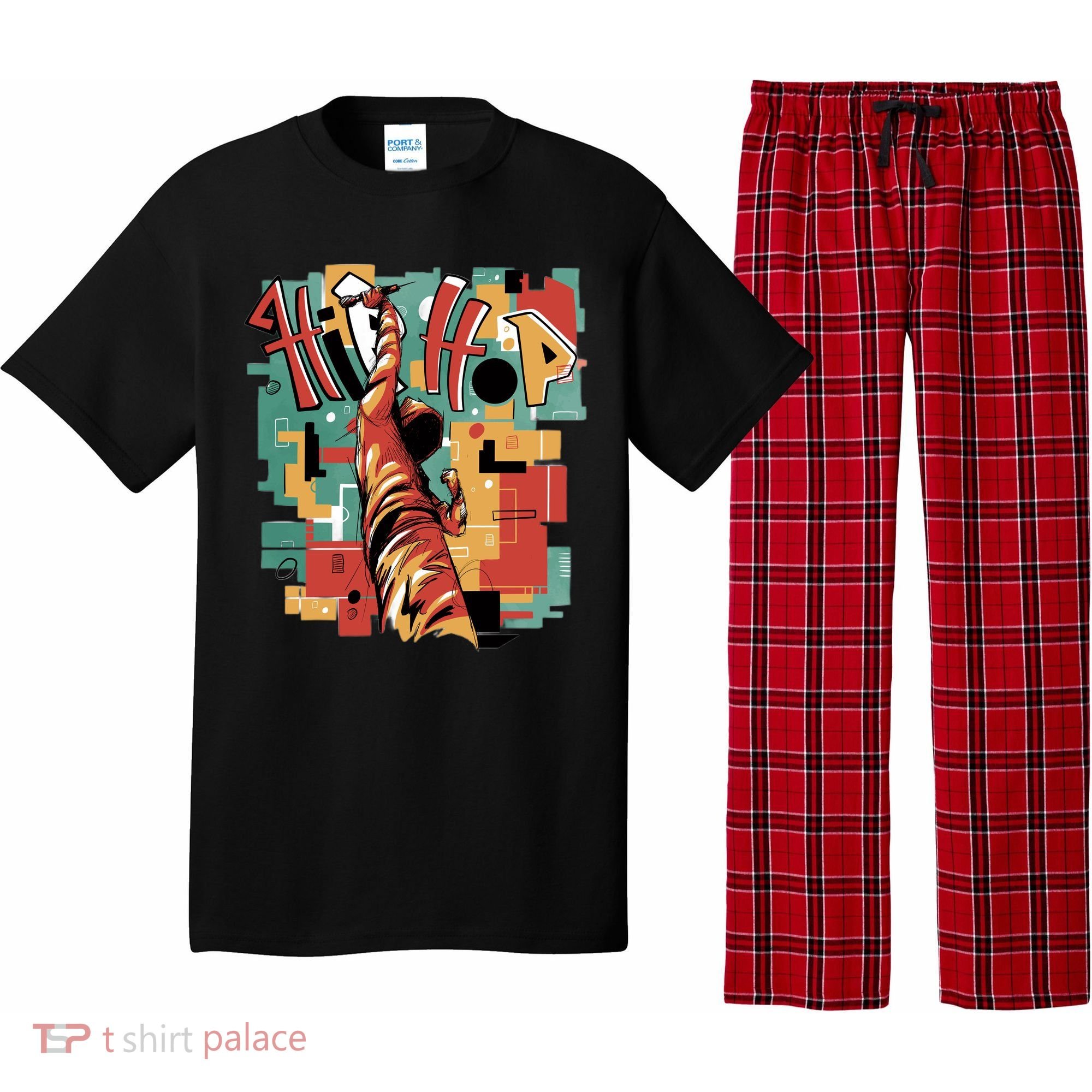 Hip Hop Retro Music Pajama Set
