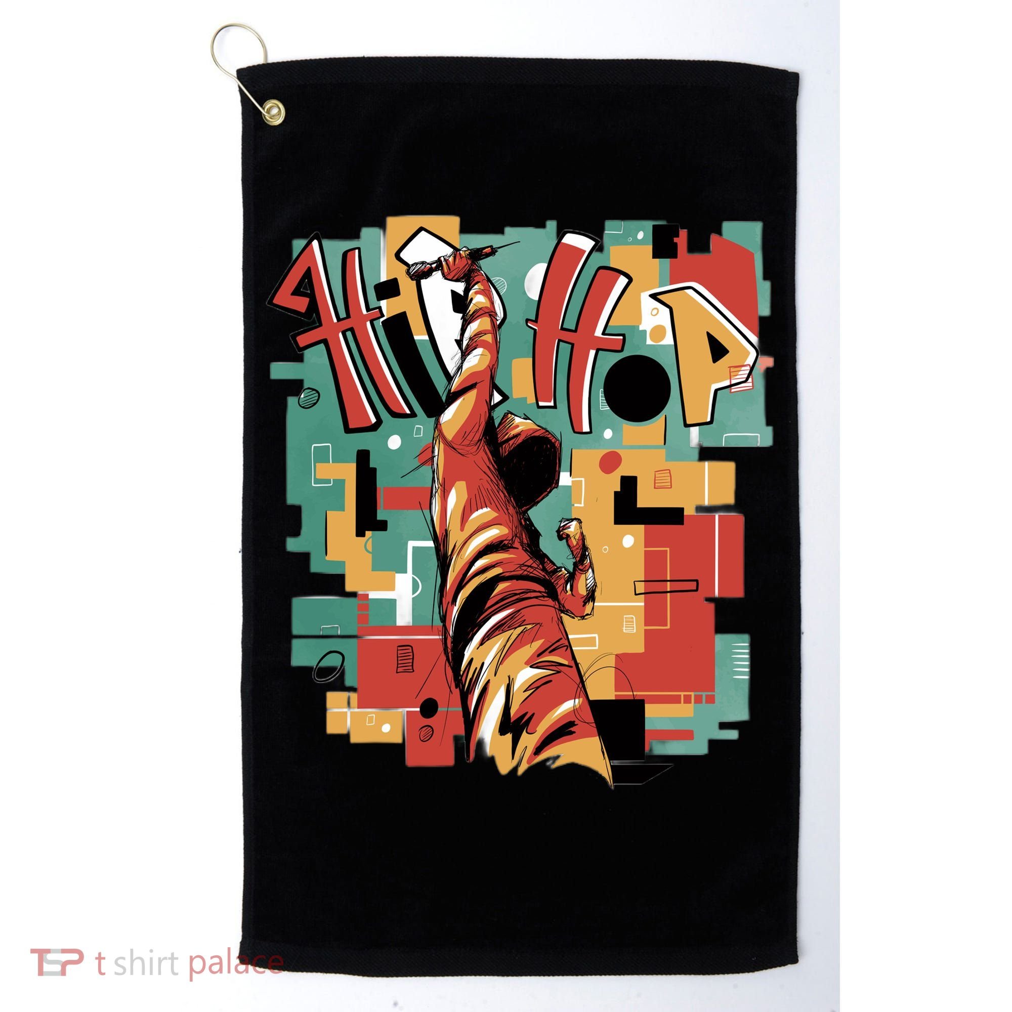 Hip Hop Retro Music Golf Towel