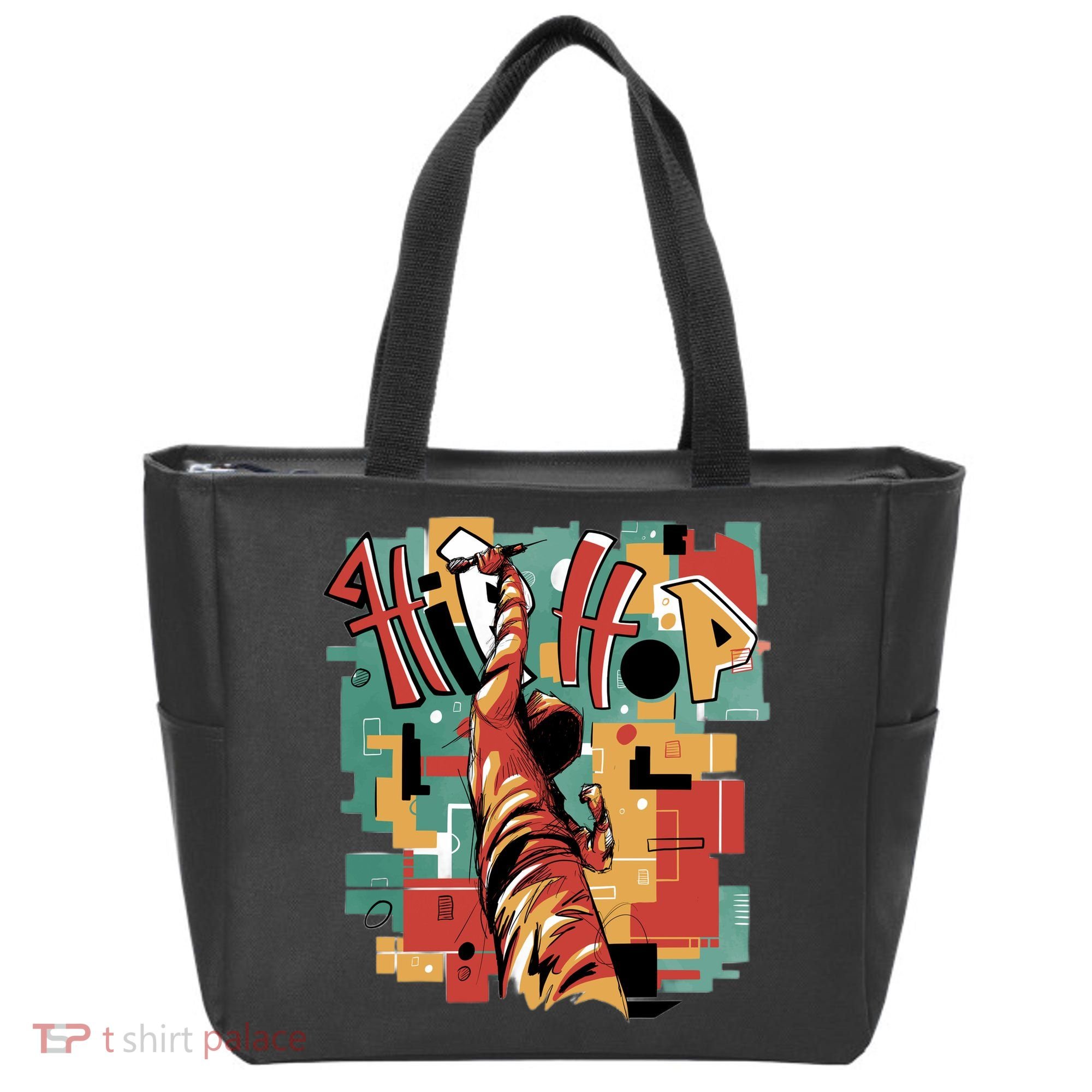 Hip Hop Retro Music Tote Bag