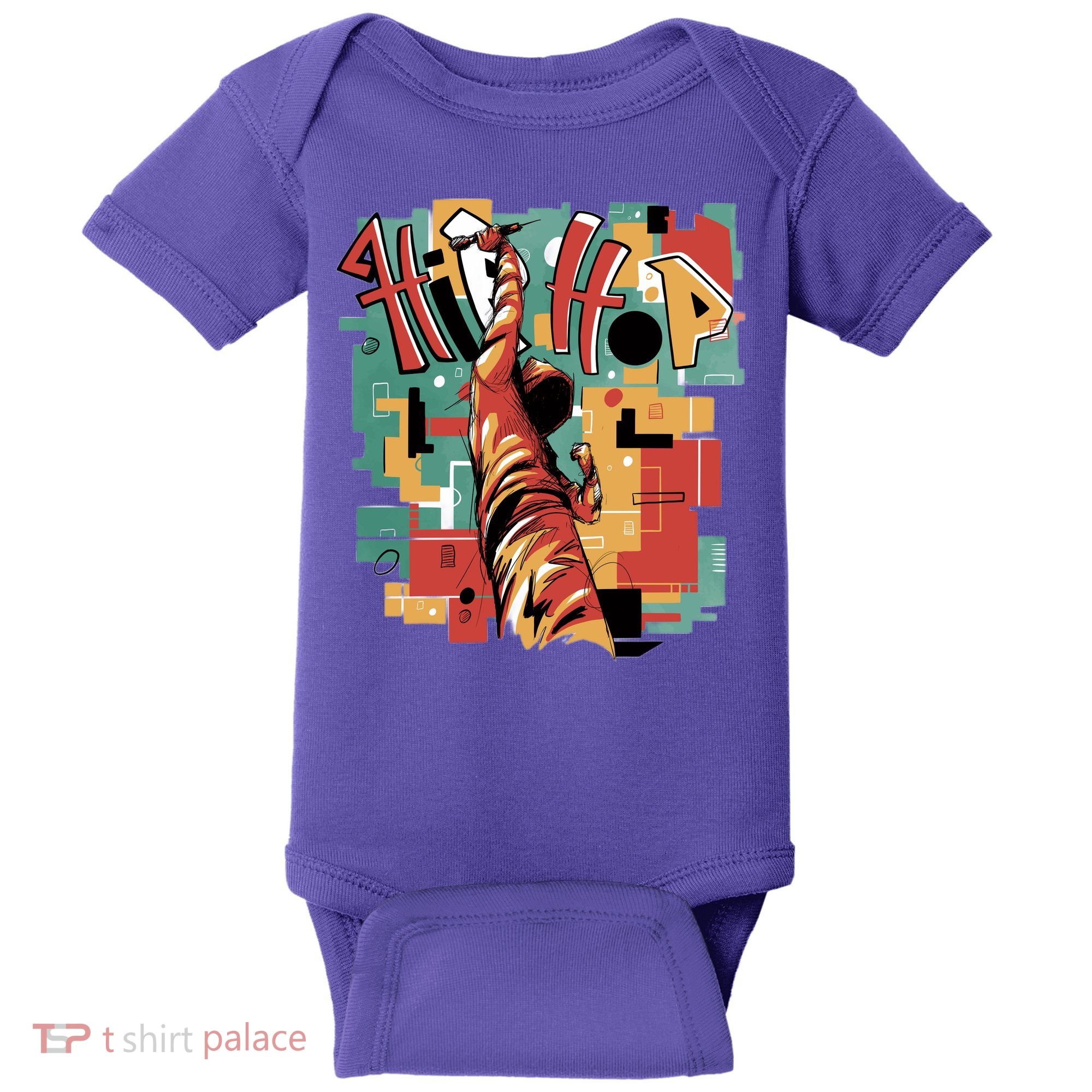 Hip Hop Retro Music Baby Bodysuit