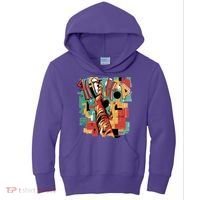 Hip Hop Retro Music Kids Hoodie thumb 0