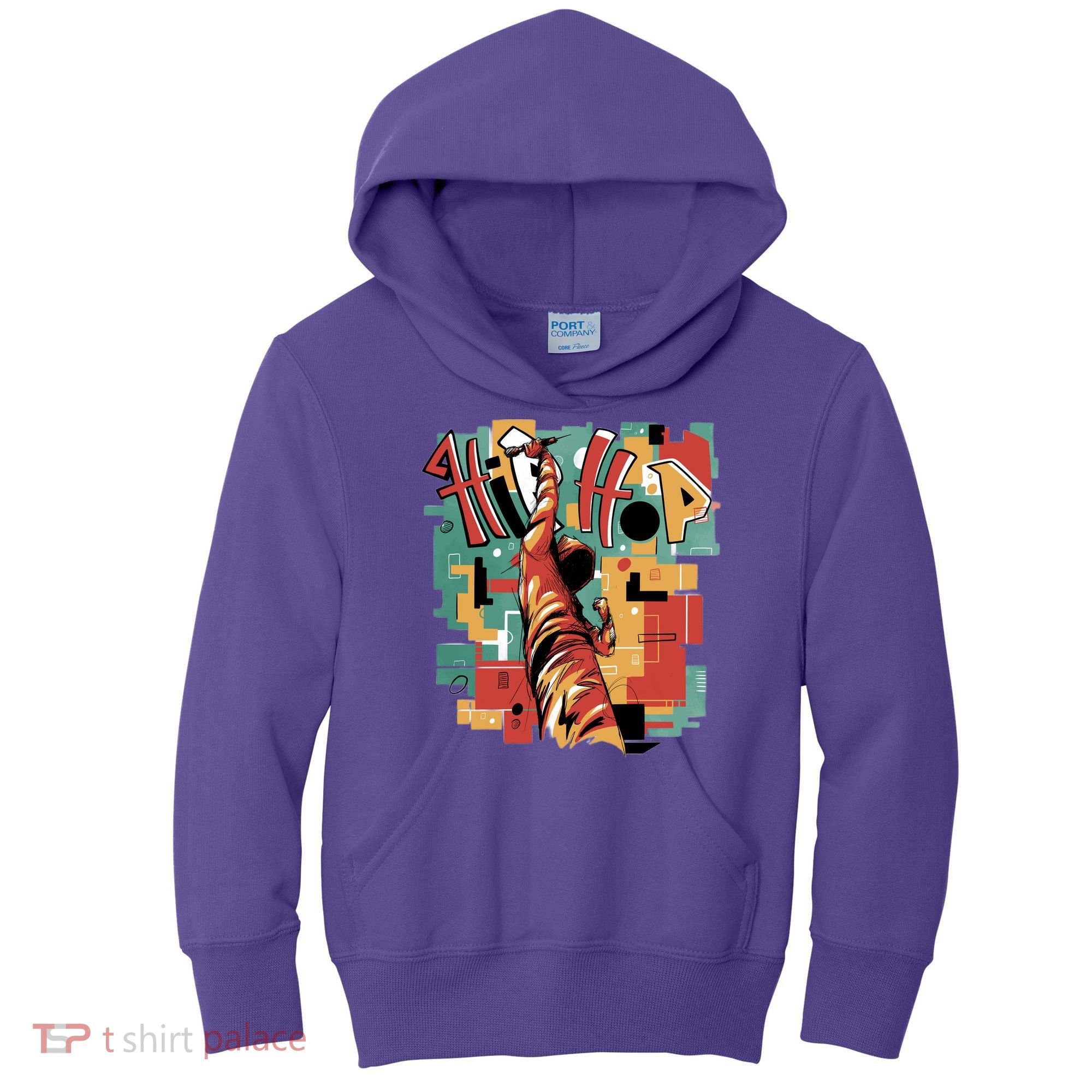 Hip Hop Retro Music Kids Hoodie