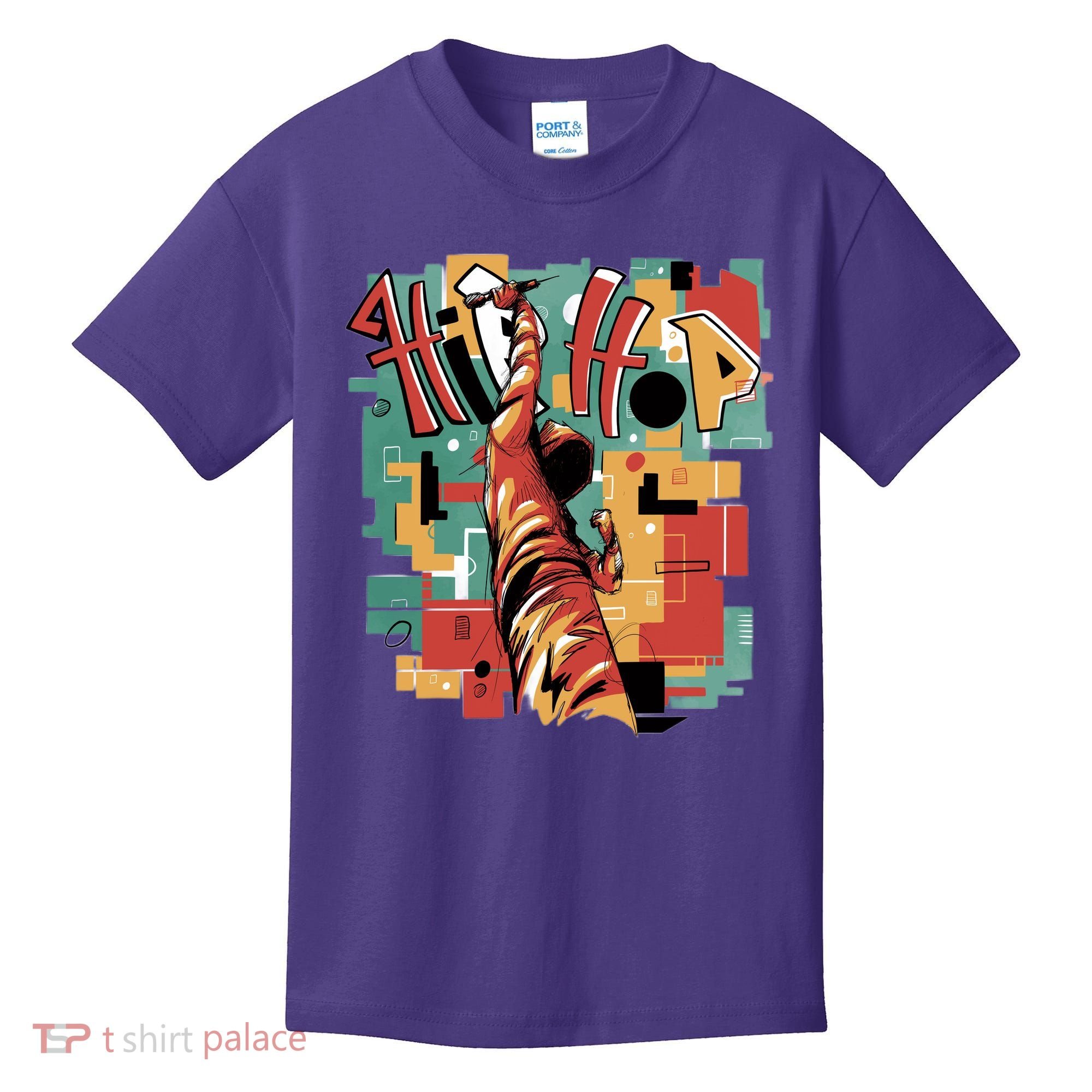 Hip Hop Retro Music Kids T-Shirt