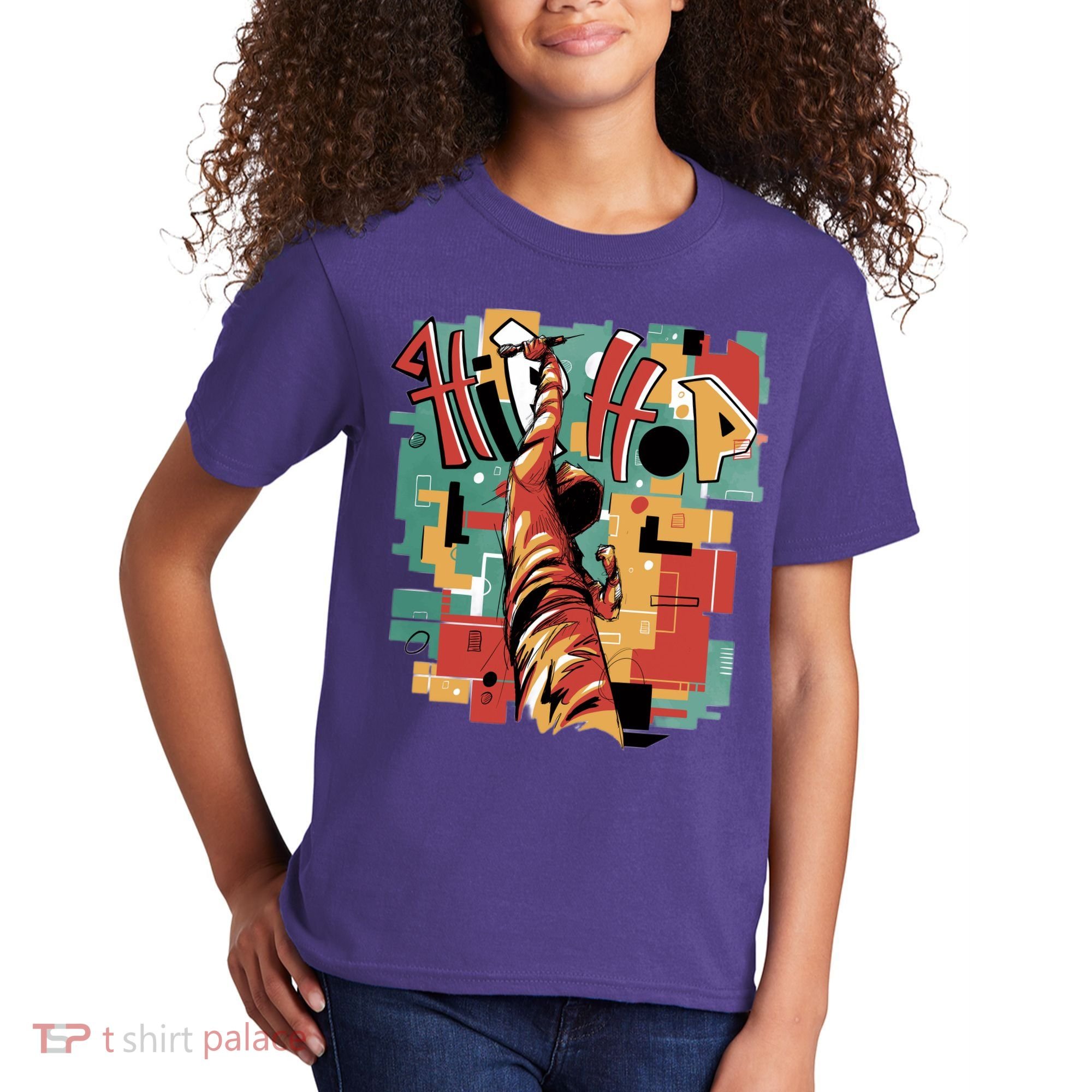 Hip Hop Retro Music Kids T-Shirt