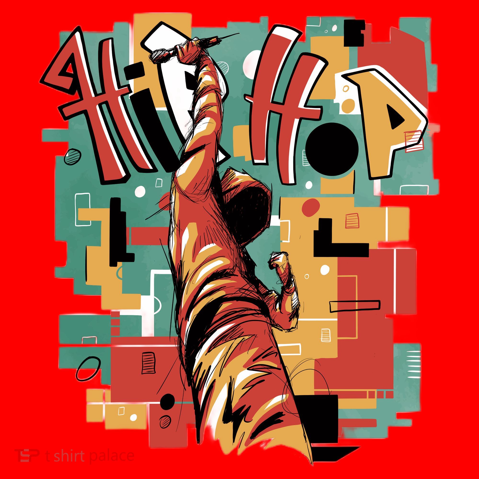 Hip Hop Retro Music Santa Hat