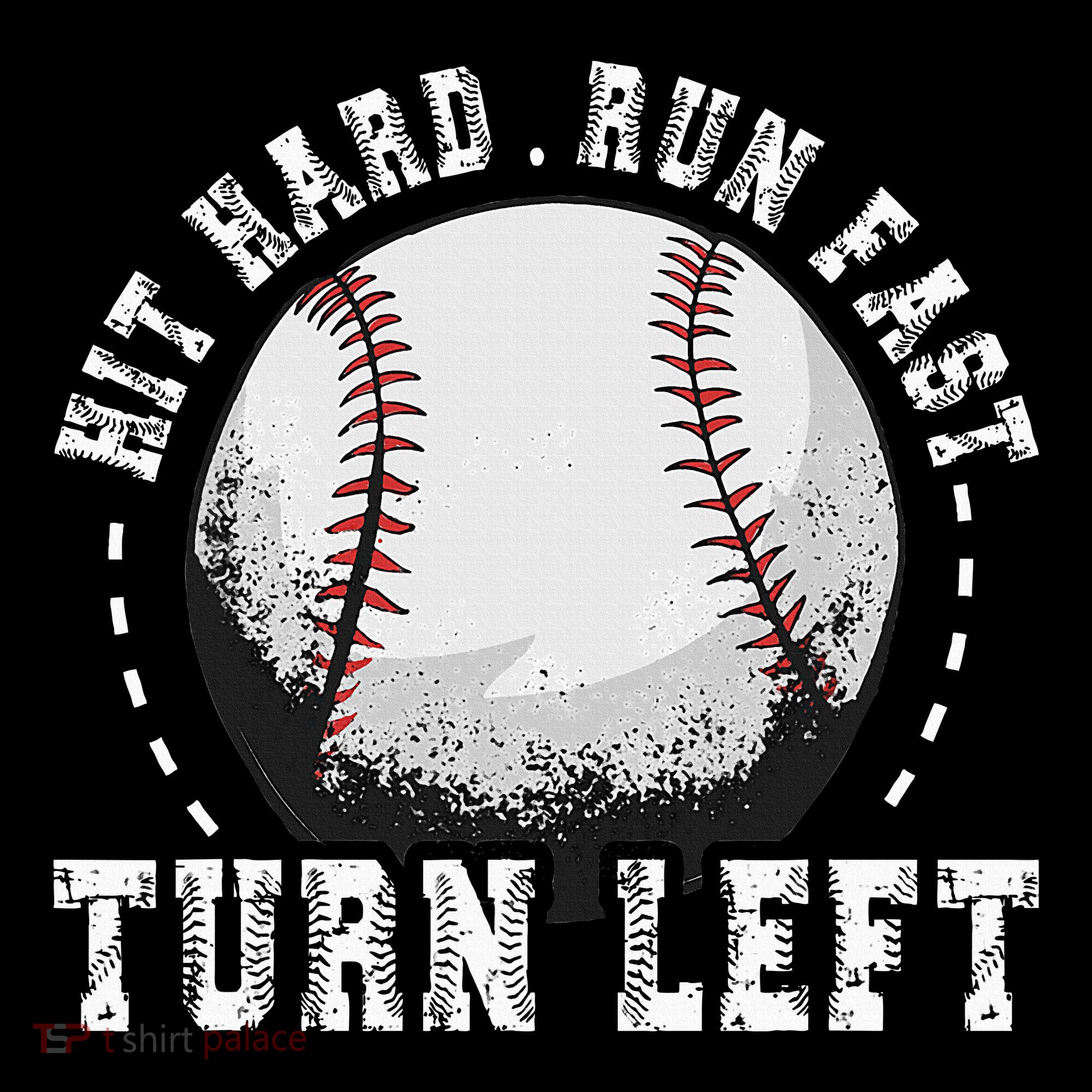 Hit Hard Run Fast Turn Left Baseball Player Ornament