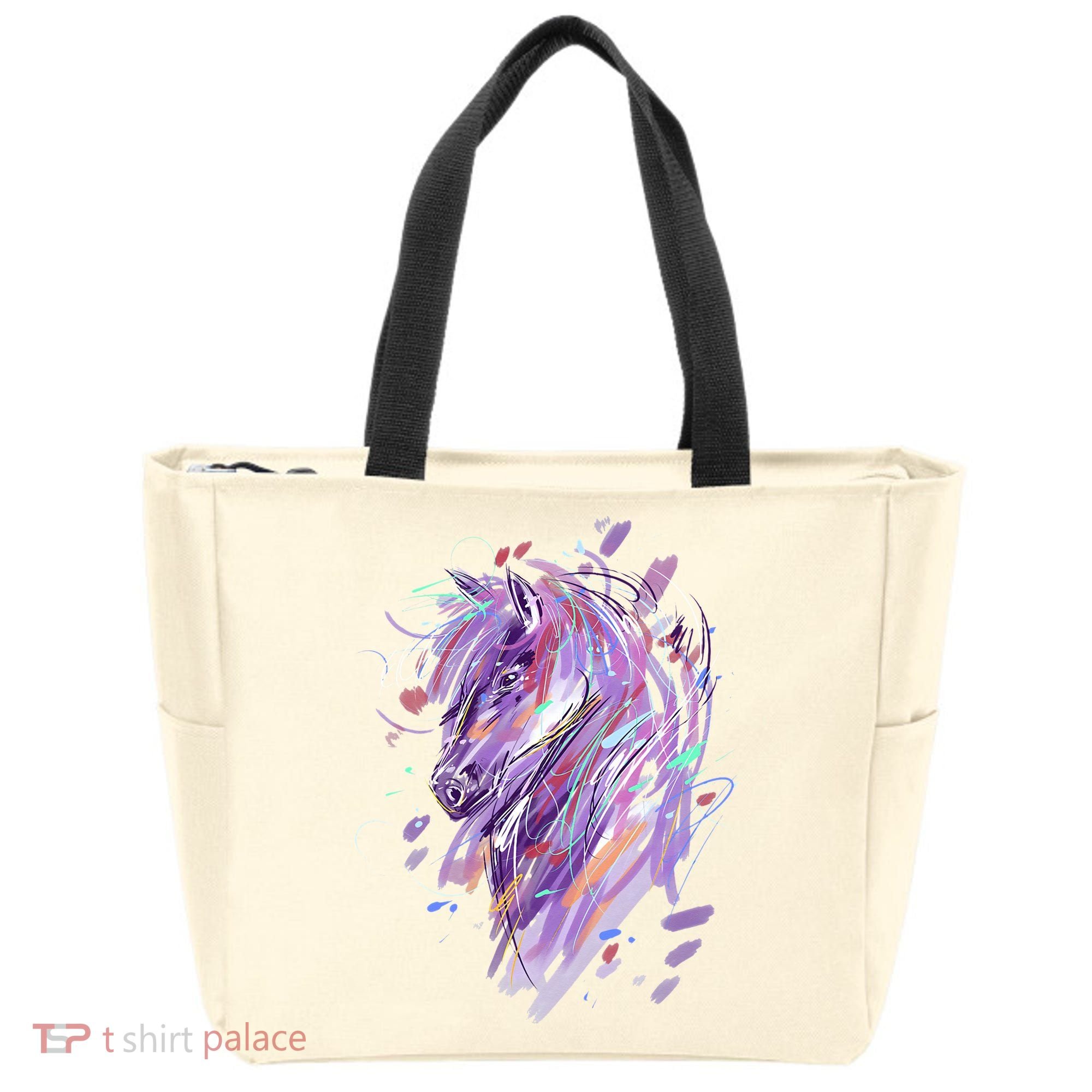 Horse  Horseback Riding Horse Lover Tote Bag