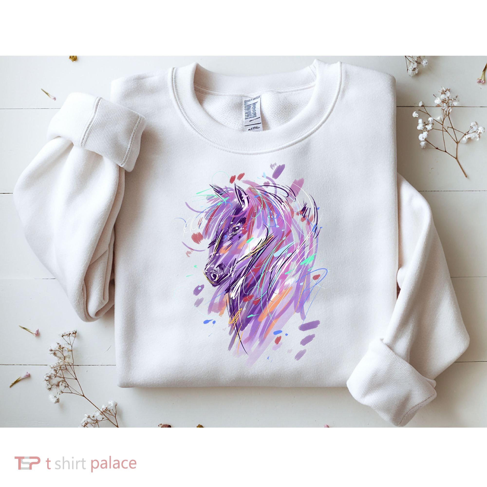 Horse  Horseback Riding Horse Lover Sweatshirt