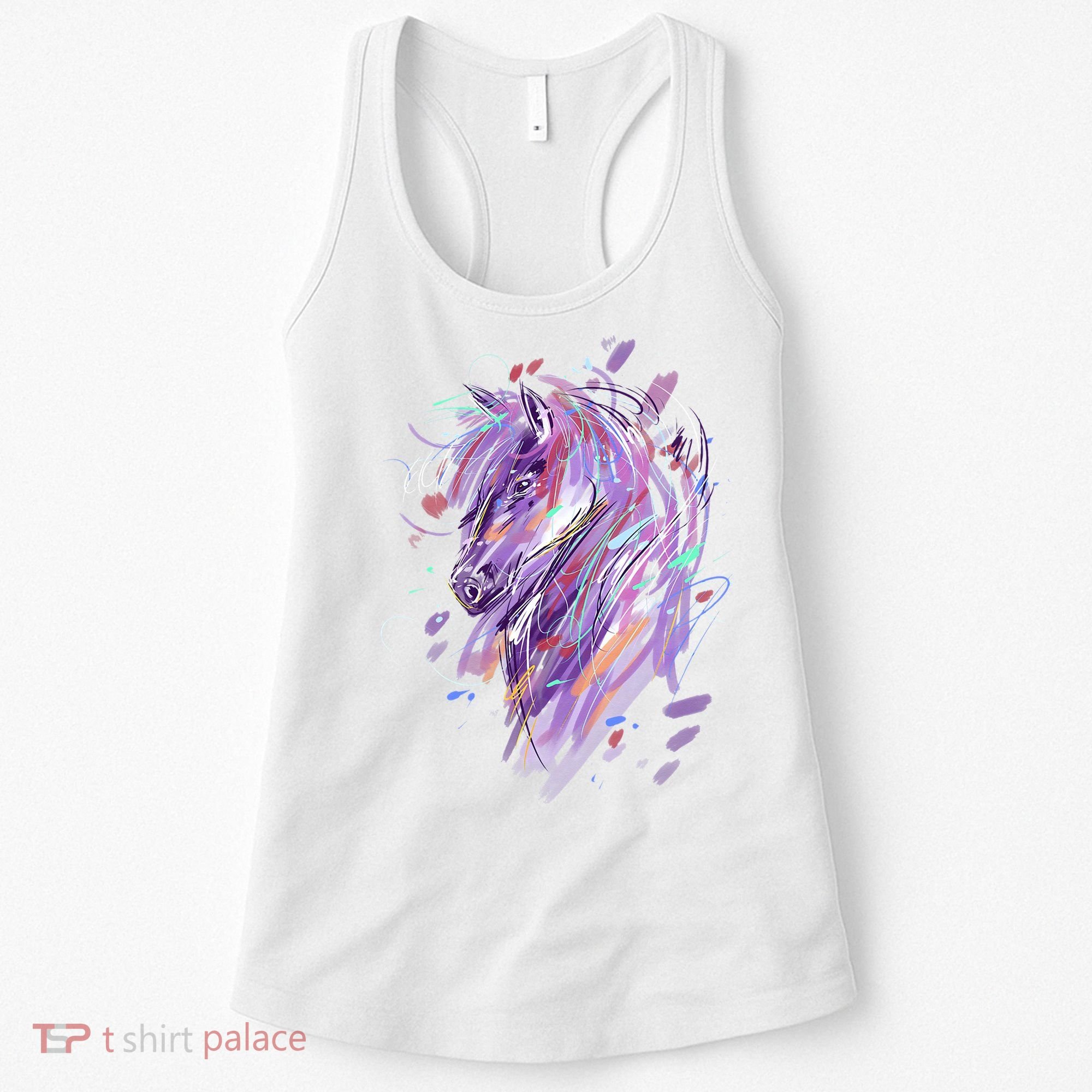 Horse  Horseback Riding Horse Lover Women's Tank Top