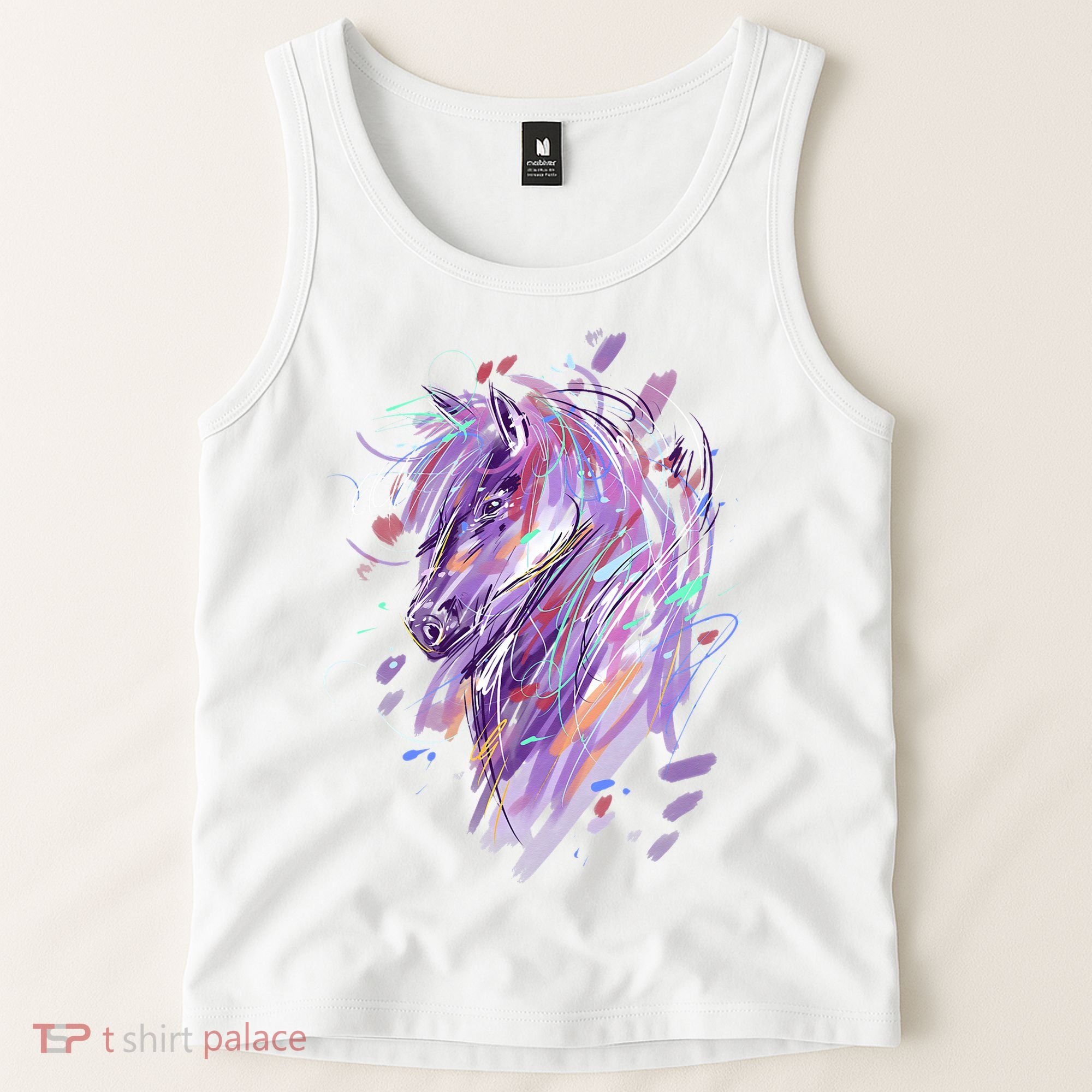 Horse  Horseback Riding Horse Lover Tank Top