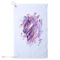 Horse  Horseback Riding Horse Lover Golf Towel thumb 0
