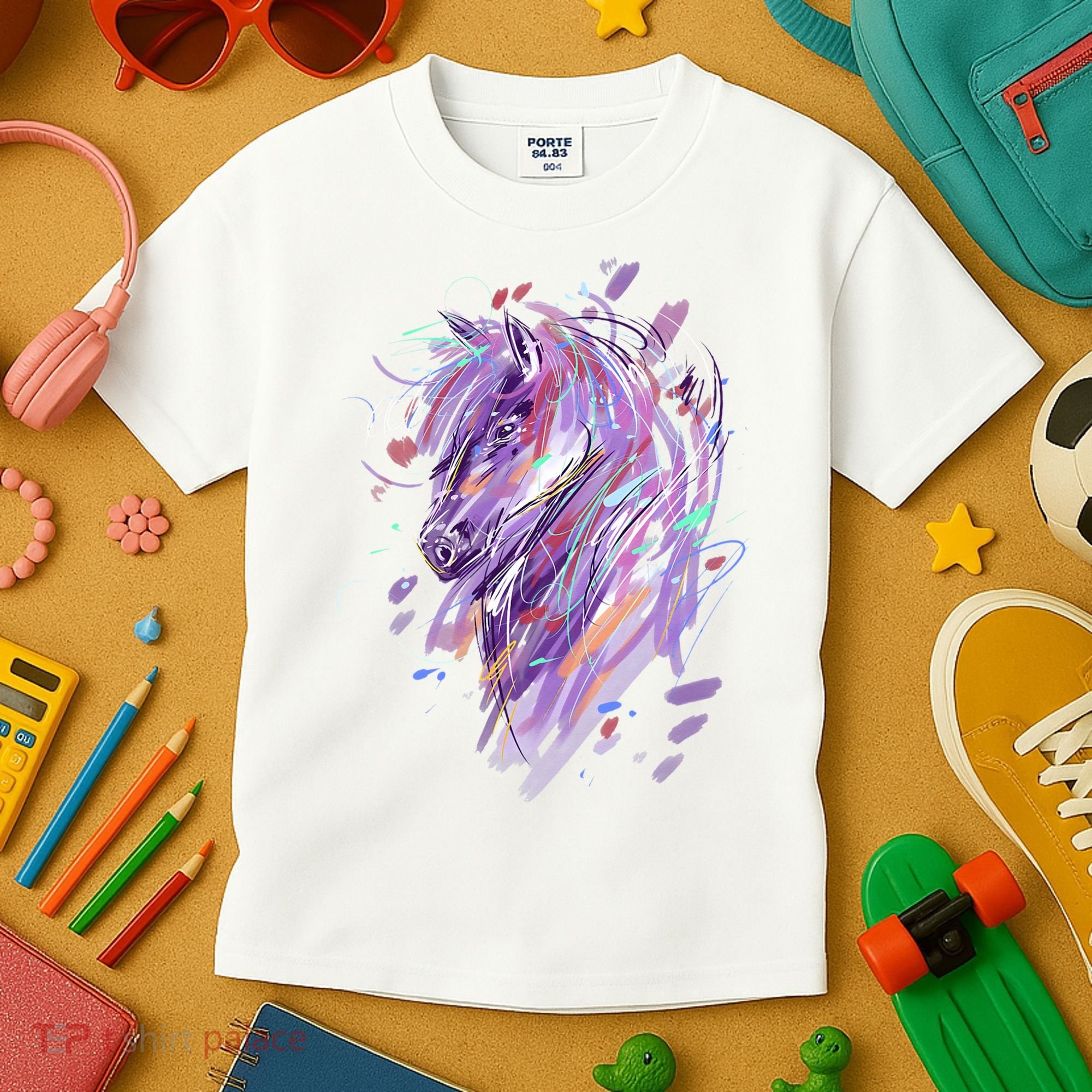 Horse  Horseback Riding Horse Lover Kids T-Shirt