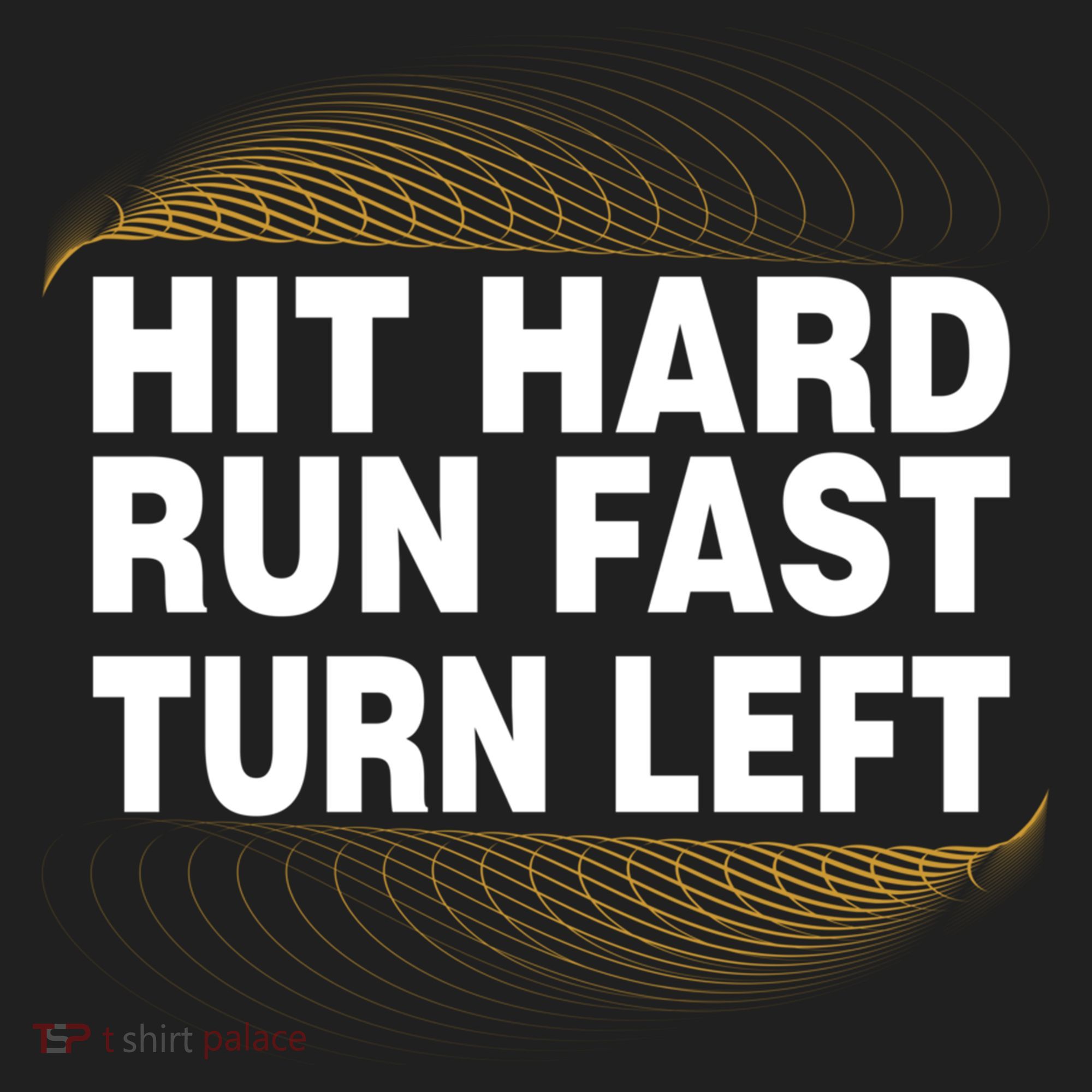 Hit Hard Run Fast Turn Left Players Cool Gift Beanie