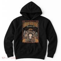 Hillbilly Hippie Right Down To The Bone Bullskull Country Hoodie thumb 0
