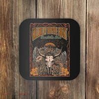 Hillbilly Hippie Right Down To The Bone Bullskull Country Coaster thumb 0
