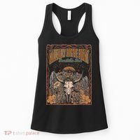 Hillbilly Hippie Right Down To The Bone Bullskull Country Women's Tank Top thumb 0