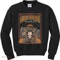 Hillbilly Hippie Right Down To The Bone Bullskull Country Kids Sweatshirt thumb 0