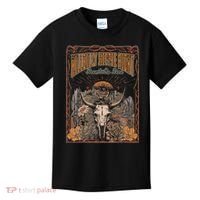 Hillbilly Hippie Right Down To The Bone Bullskull Country Kids T-Shirt thumb 0
