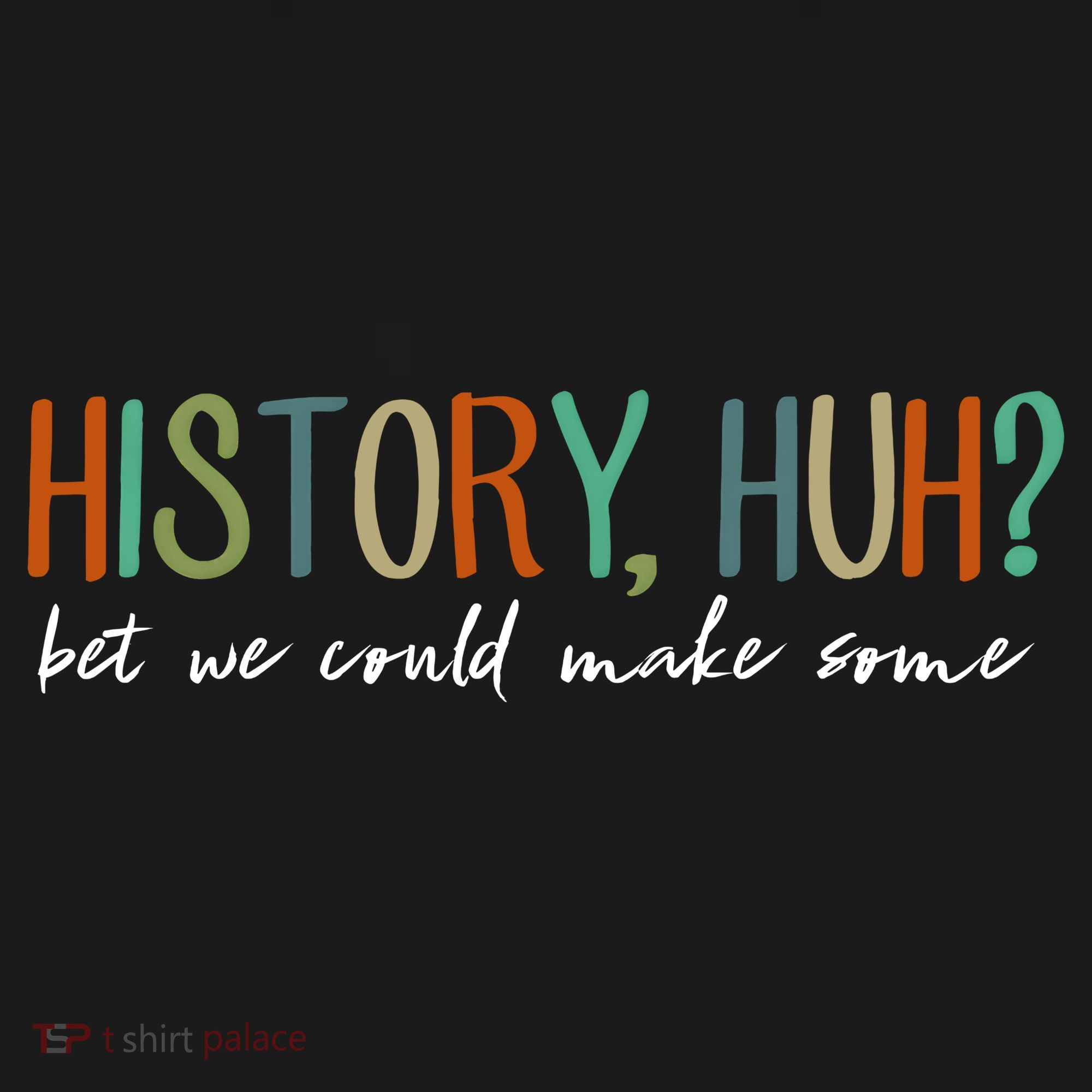 History Huh Red White And Royal Blue Button
