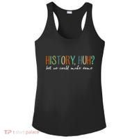 History Huh Red White And Royal Blue Ladies PosiCharge Competitor Racerback Tank thumb 0