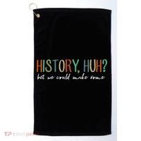 History Huh Red White And Royal Blue Golf Towel thumb 0