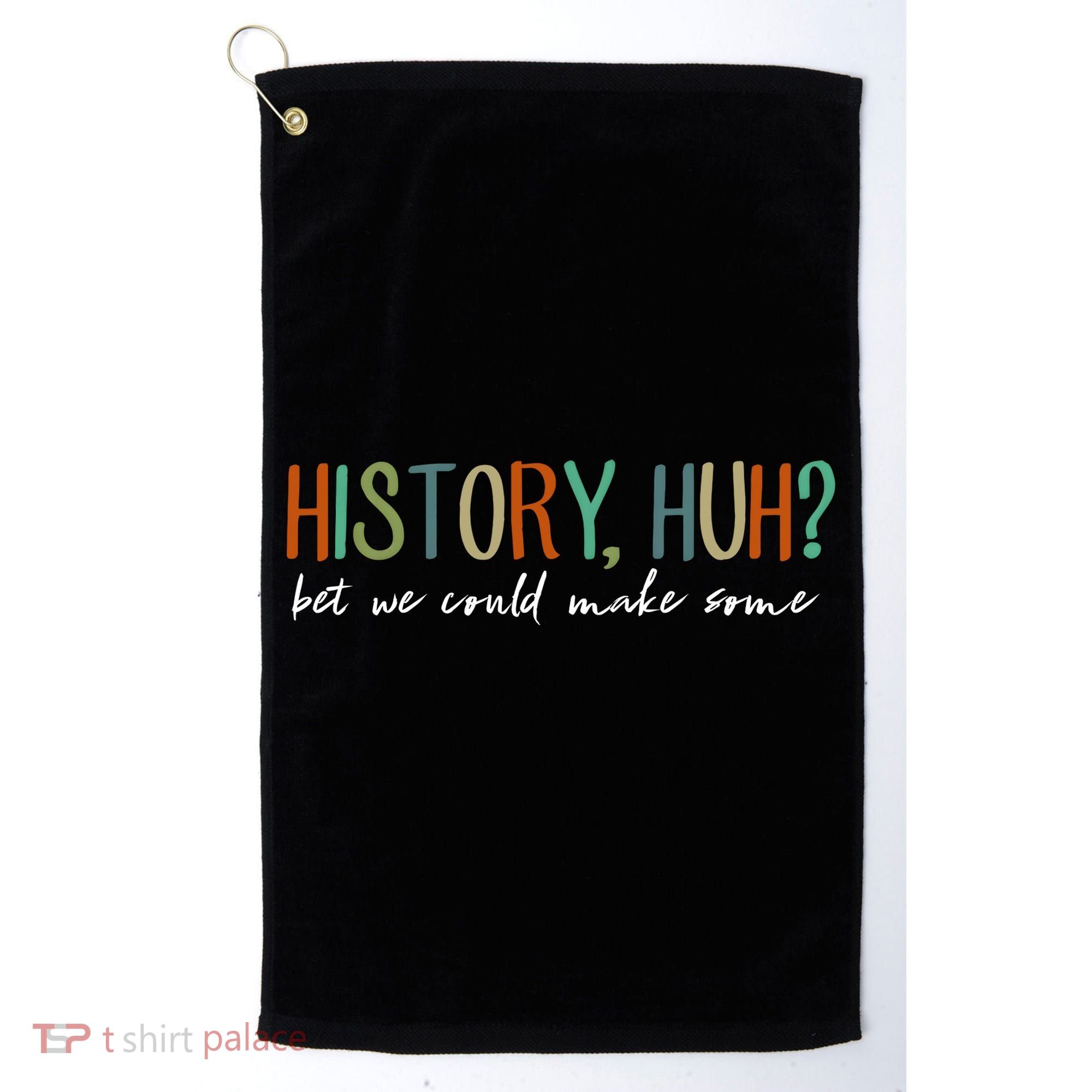 History Huh Red White And Royal Blue Golf Towel