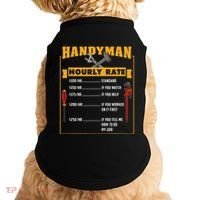 Handyman Hourly Rate Gift For Handyman Dad Doggie Tank thumb 0