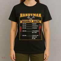 Handyman Hourly Rate Gift For Handyman Dad T-Shirt thumb 4
