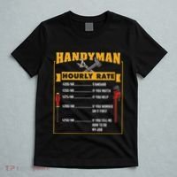 Handyman Hourly Rate Gift For Handyman Dad T-Shirt thumb 5