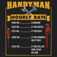 Handyman Hourly Rate Gift For Handyman Dad Beanie thumb 2