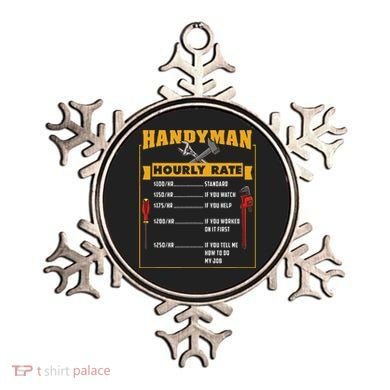 Handyman Hourly Rate Gift For Handyman Dad Ornament